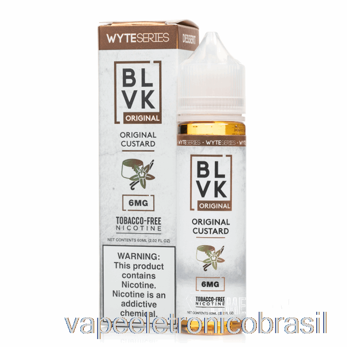 Vape Recarregável Creme Original - Blvk - 60ml 3mg